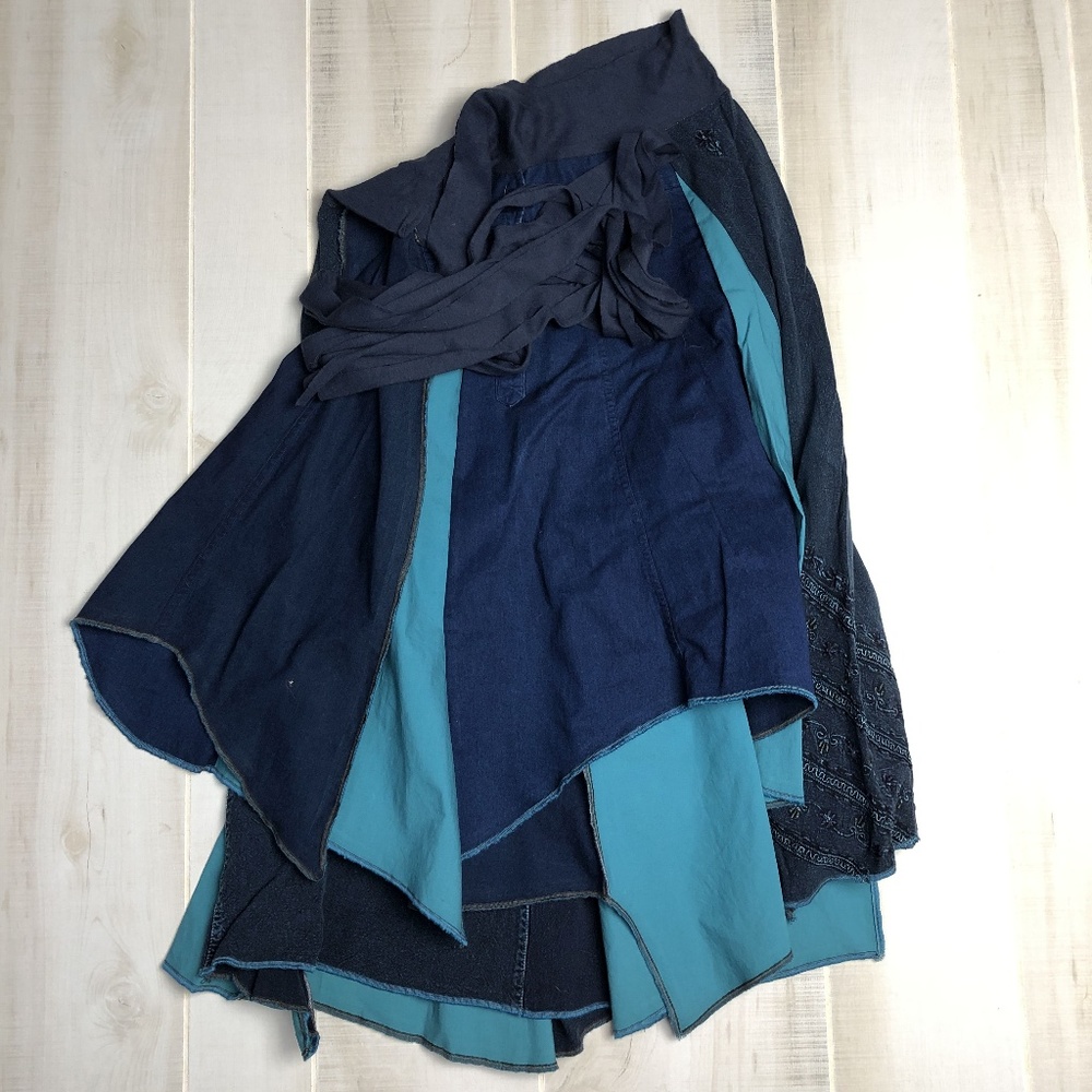 Handmade Super Long Wrap Skirt Many Looks In One